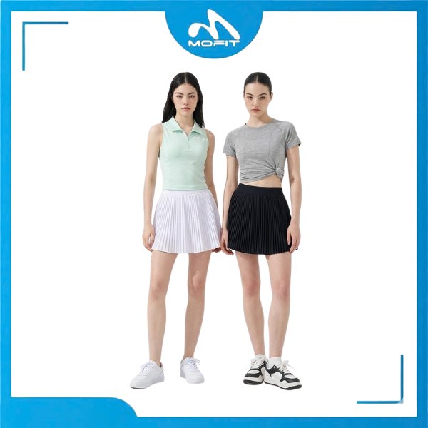 Váy Thể Thao DoubleFish - Co Giãn, Thoáng Khí, Tôn Dáng, Cầu Lông, Tennis, Gym, Nữ